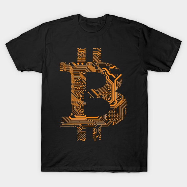Bitcoint circuit T-Shirt by jonah block